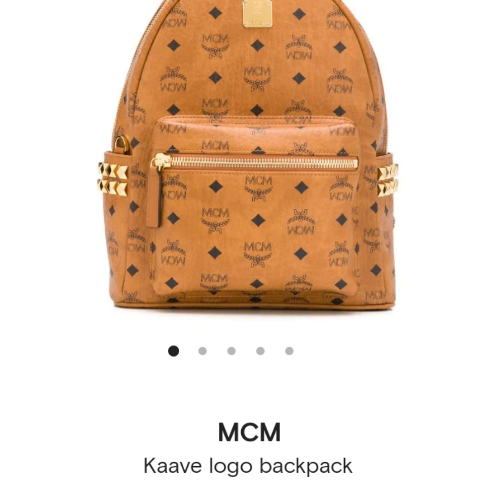 MCM backpack kaave logo